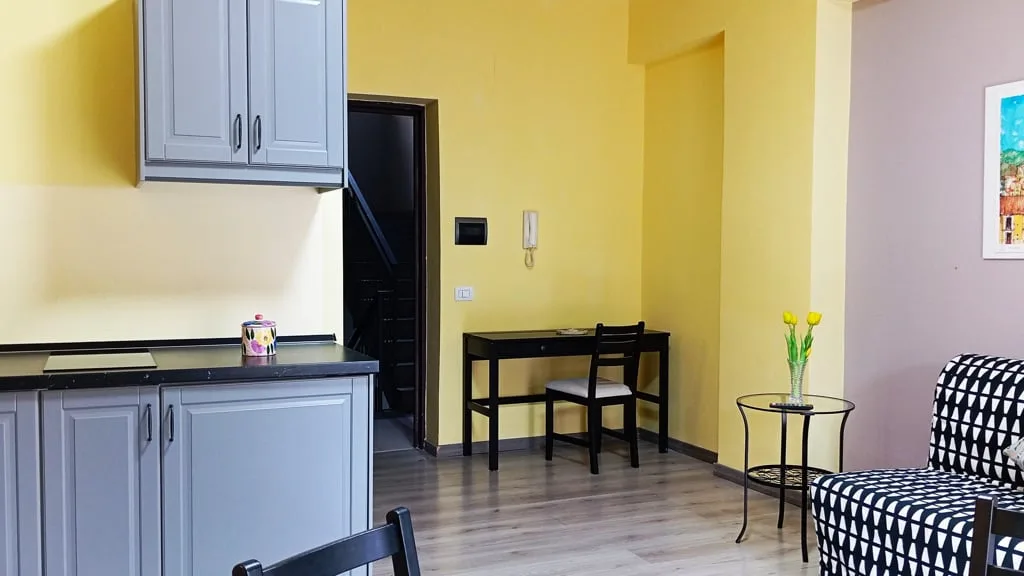 Panoramica soggiorno Appartamento Piazza Roma Milazzo - Immobilfin