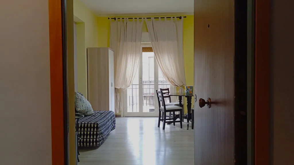 Panoramica soggiorno/Cucina Mini Appartamento Piazza Roma Milazzo - Immobilfin